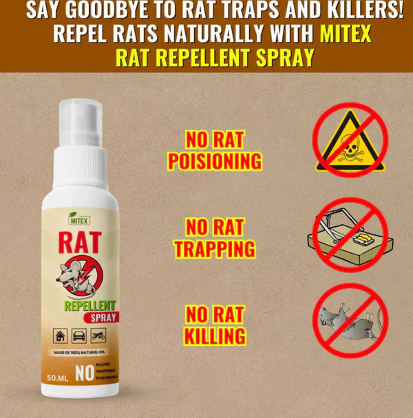 Rat Repellent Spray – Safe, Effective, and Eco-friendly.